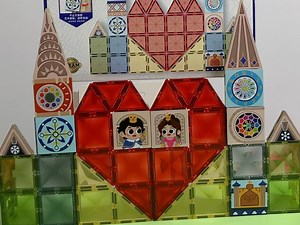 儿童玩具磁力片城堡