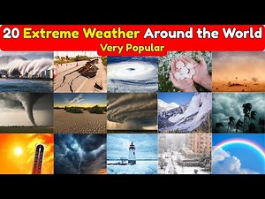 🌪️ Extreme Weather Around the World | 20 Weather Phenomena for Kids | Educational Learning Video