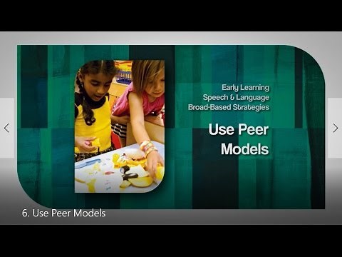 6. Use Peer Models