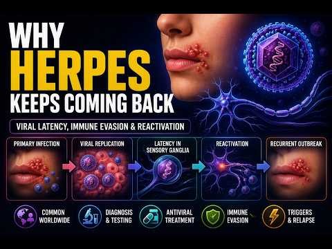 Herpes: Why herpes keeps coming back
