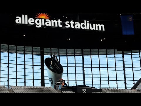 Tour of Allegiant Stadium, home of the Las Vegas Raiders