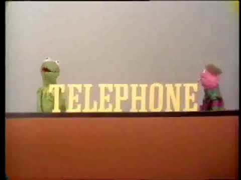 Classic Sesame Street - Kermit Demonstrates The Word Telephone Full Version HQ 1971
