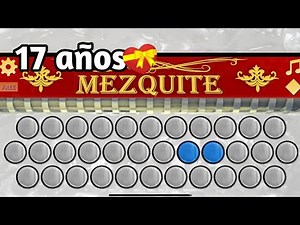 17 AÑOS 💝 Los Angeles azules TUTORIAL | Acordeón Mezquite Fácil....