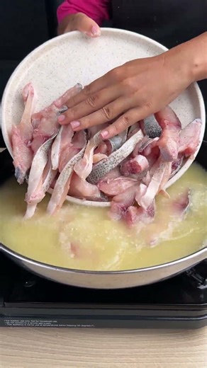 Super crispy fried fish strips.