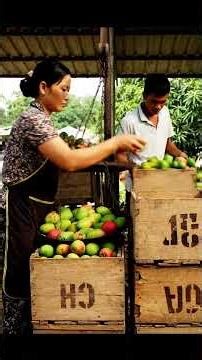 Mango Harvest Day in Vietnam