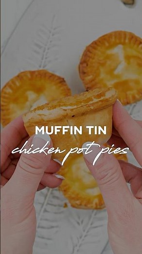 Muffin Tin Chicken Pot Pies (mini individual pot pies!)