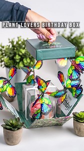 1.9K views · 540 reactions | Send a Birthday Cake  and Butterfly Surprise™ 曆 to your favorite Plant Person . Send a Fun and Personal Gift | Sendacake | Facebook