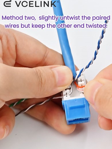 Keystone Jack Termination: Twisted Wires Debate