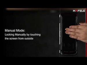 Häfele's RE-Tro Digital Lock - Unquestionable Security for Glass Door Applications