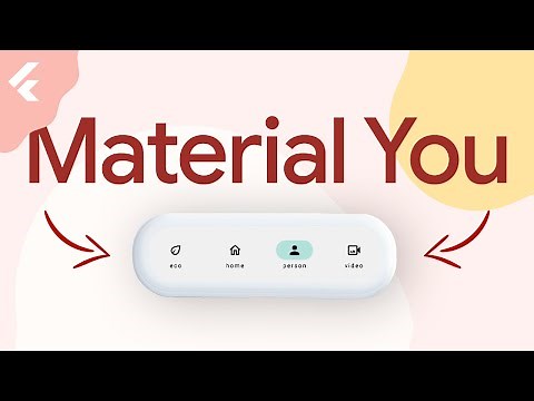 Flutter Navigation Bar With Material You