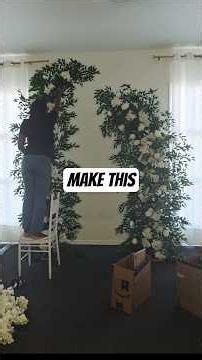 Floral backdrop #weddingflowers #floralarch #wedding