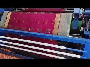 Guruvaiah devara saree rolling polishing machine fully automatic