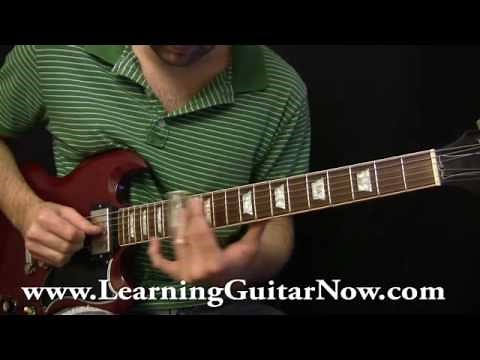 One Way Out Slide Guitar Solo in Standard Tuning