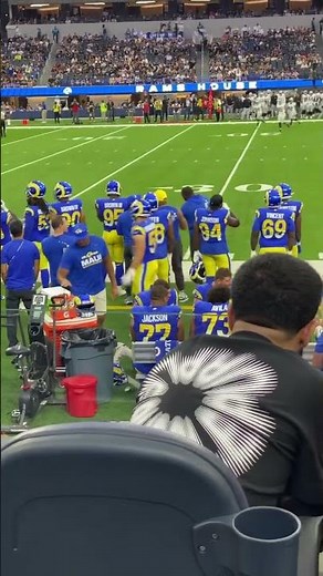 VIP Section 130 at SoFi Stadium | The Best Seats for Rams Fans! #shorts #sofistadium #larams #vip