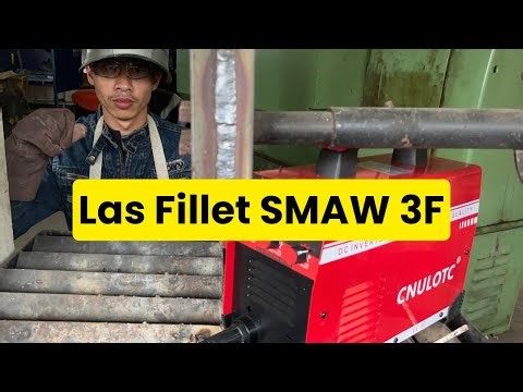 Las Fillet SMAW 3F dengan mesin CNULOTC MMA 200 A