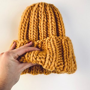 Chunky Beanie KNITTING PATTERN - Winter Hat Knitting Patterns PDF - Chunky Knit Hat Patterns - Knit Beanie Pattern - Etsy