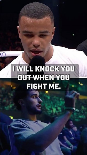 Let the war of words begin 😈 Figgy Landman and Mohammed Boutasaa meet at #GLORY109
