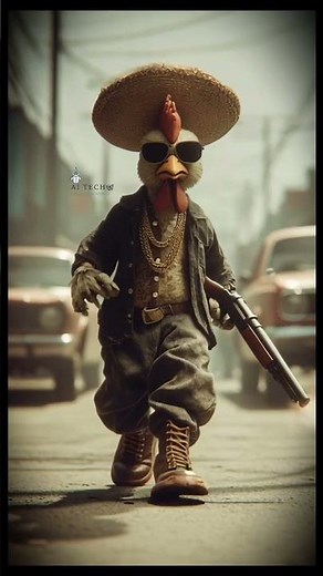 “#Real_Gangster_Dog Walking With Gun 🔫 | Hollywood Style 1990”