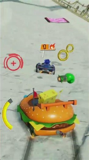 Spongebob dont need a license to drive a sandwich! #sonic #soniccrossworlds #shorts #reels #fypシ