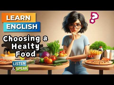 Choosing A heathy Food | Improve Your English | English Listening Skills - Speaking Skills.