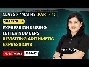 Revisiting Arithmetic Expressions - Expressions using Letter & Numbers | Class 7 Maths Part 1 | Ch 4