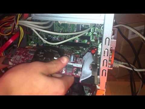 Installing a graphics card / Installing a graphics card