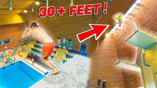 Unbelievable Diving Board Flips From 30+ Feet