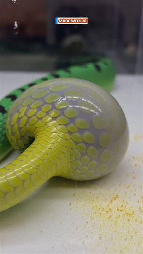 Blood Python engages the Luna Moth, displaying an immediate, specialized ingestion adaptation. #BloodPython #LunaMoth #MacroMechanics #Strike ⚙️ AI-generated dramatization — No real insects or creatures are involved in these visuals. | Insects Apex