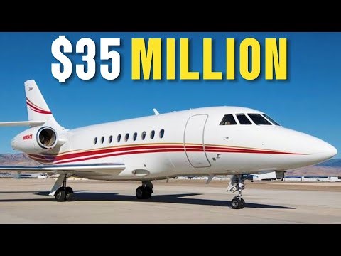 Inside the $35 Million Falcon 2000LXS – Luxury Private Jet Tour #luxury