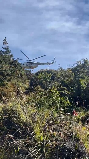 The cargo heli is arriving at the Syangboche, and the backdrop of Mount Thamserku looks stunning. ❤ Video Credit to our proficient guide Nirmal Magar. | Pristine Nepal - Treks & Expeditions