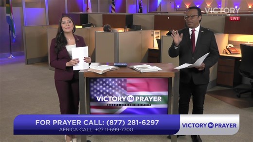The Victory Channel is LIVE with VICTORY in Prayer! 9.23.25 Need Prayer? Our Prayer Ministers are standing by, and we would love to pray with each of you. Please call us at 877-281-6297 (USA). For Prayer in Australia Asia Pacific Call: 61 7 3343 7777 or SMS Text to 61 481 070 434 For Prayer in Canada call: 1-877-480-3388 (6AM-4PM PT, Monday-Friday) For Prayer in Europe call: 44 (0)1225 787310 (9:15am – 16:20pm BST, Monday to Friday) For Prayer in Africa Call/email: 27 11 699 7700 or prayer@kcmza