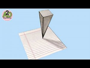 Easy 3D Drawing | How to Draw 3D Drawing on Paper | 3D Drawing on Paper