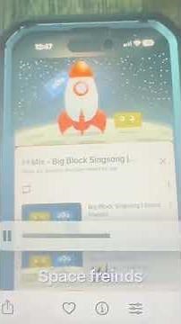 Space freinds big block singsong kids baby preschool songs and rhymes