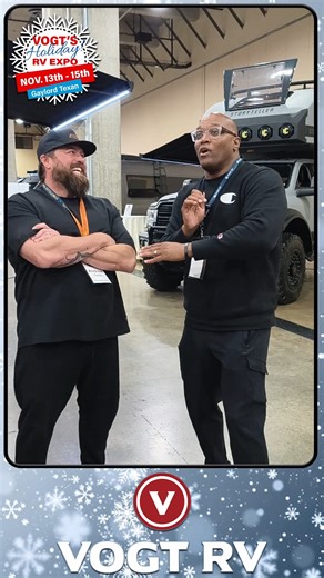 We’ve got **Andrew, one of the founders of Storyteller Overland **, in the house today at Vogt’s Holiday! RV Expo! 🚐🔥 He’s diving into the **history**, **craftsmanship**, and **modular design** that make Storyteller vans some of the most capable off-road adventure rigs out there. Come chat with Andrew and see for yourself why a ** @storytelleroverland ** might be your next dream off-road experience. 🏔️✨ #StorytellerOverland #VogtRVs #HolidayRVExpo #AdventureVans #OffRoadReady #VanLife #Overla