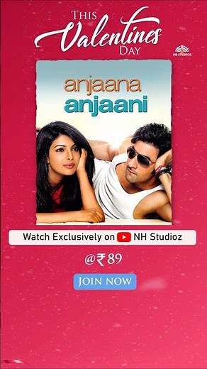 This Valentine's Day : Watch Anjaana Anjaani ‪@nhstudioz‬ | Join Now #Shorts #Exclusive