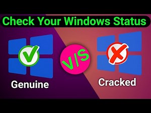How to Check Windows is Original or Pirated | Windows Genuine VS Pirated