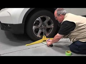 Honda ADAS radar aiming preparation