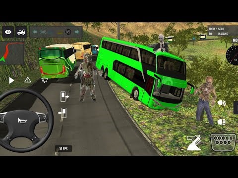Zombie Attack on Bus! 😱 Horror Bus Simulator Crash Gameplay 2026