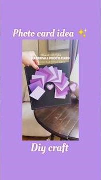 Photo card idea ✨#aesthetic #tutorial #diy #viralvideo #shorts