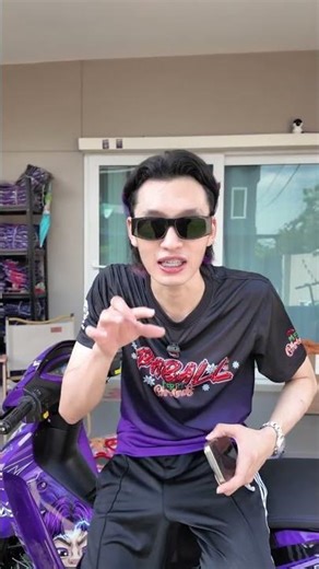 Let's put P'Ball's sticker on Thiw's race car!!!! #P'Ball #P'BallShirt #ThalohThodakFaiThew