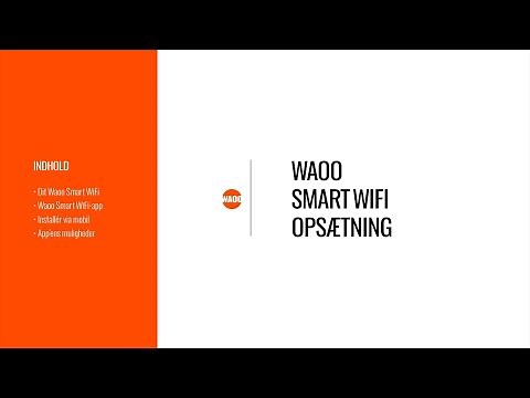 Waoo supportvideo til Waoo Smart WiFi