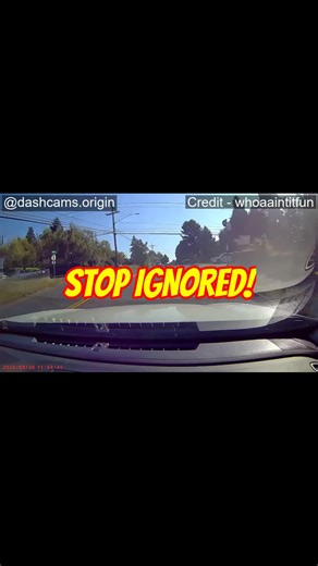 Stop Signs are Important #dashcam #baddriver #roadrage