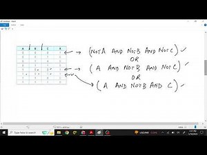 Logic Circuit From Truth Table