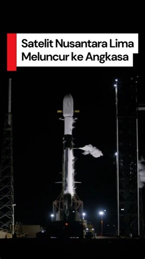 Satelit Nusantara Lima resmi meluncur ke angkasa! Satelit milik PT Pasifik Satelit Nusantara (PSN) ini meluncur megah dari Cape Canaveral, Amerika Serikat, menggunakan roket Falcon 9 milik SpaceX. >> https://20.detik.com/detikupdate/20250912-250912079/video-detik-detik-satelit-nusantara-lima-meluncur-ke-angkasa?utm_campaign=detikcomsocmed&utm_medium=oa&utm_source=facebook&utm_content=20detik | detikcom