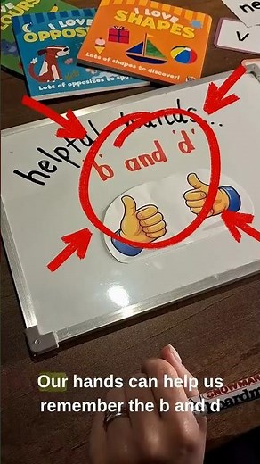 Stop B & D Confusion FAST! Easy Trick Every Child Can Remember (Early Years Phonics)