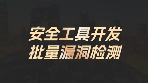 小白逆袭必看！手把手教你开发安全工具，实现批量自动化漏洞检测程序，轻松拿捏网络安全！