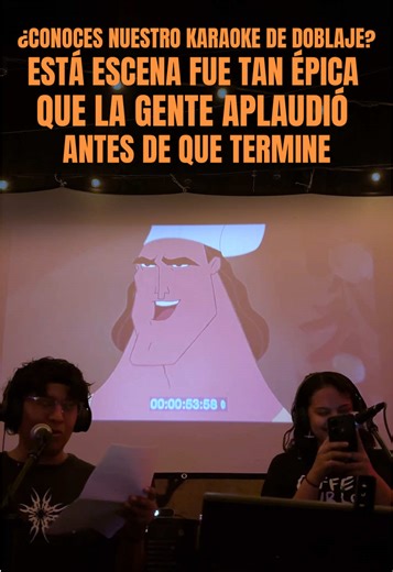 ESTE VIDEO ES CINE. 🎬🔥 En la mitad de la escena de Las locuras del emperador la gente empezó a aplaudir. Pero no al final. En el medio. Porque cuando el doblaje sale así de épico… el público no se aguanta. Eso es Doblajam. Un bar. Un micrófono. Y una escena que explota. Si querés vivirlo en vivo, estas son nuestras próximas fechas: 🎤 Meme Jam 📍 Casa Temple (Palermo) 🗓️ Miércoles 4 de marzo 🕣 20:30 hs 🎟️ Entradas por CAF 🇨🇱 Doblajam – Santiago, Chile 📍 Kame House 🗓️ Viernes 6 de marzo 