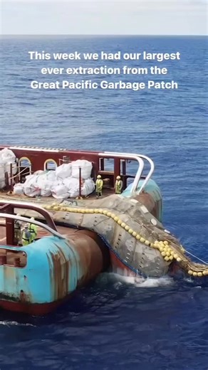 Discover the Earth on Instagram: "11,353 kg of plastic out of the ocean for good 📸 @theoceancleanup #environment #nature #sustainability #climatechange #ecofriendly savetheplanet sustainable zerowaste gogreen recycle green earth eco plasticfree sustainableliving globalwarming environmentallyfriendly photography love pollution climate reuse conservation recycling"