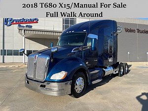 2018 Kenworth T680 Semi Truck Sleeper For Sale *Sold*