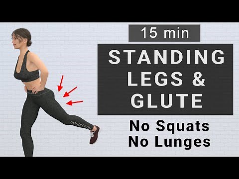 【15 min Legs & Glute】- Beginner Standing Workout | No Squats / No Lunges / No Jumping